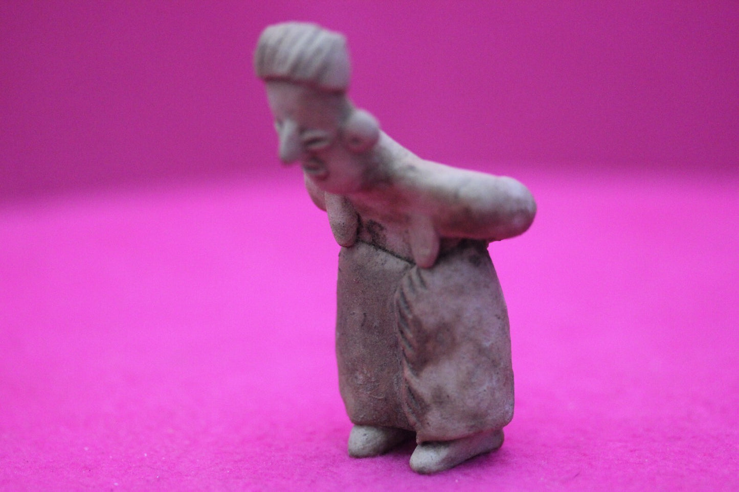 Authentic Pre Columbian Artifact Rare Grandma Tomb Figure Colima Mexico COA 156