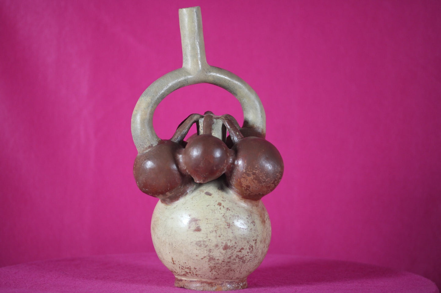 Pre Columbian Authentic Artifact Fruit Vessel Moche Ex Arte Primitivo COA T52