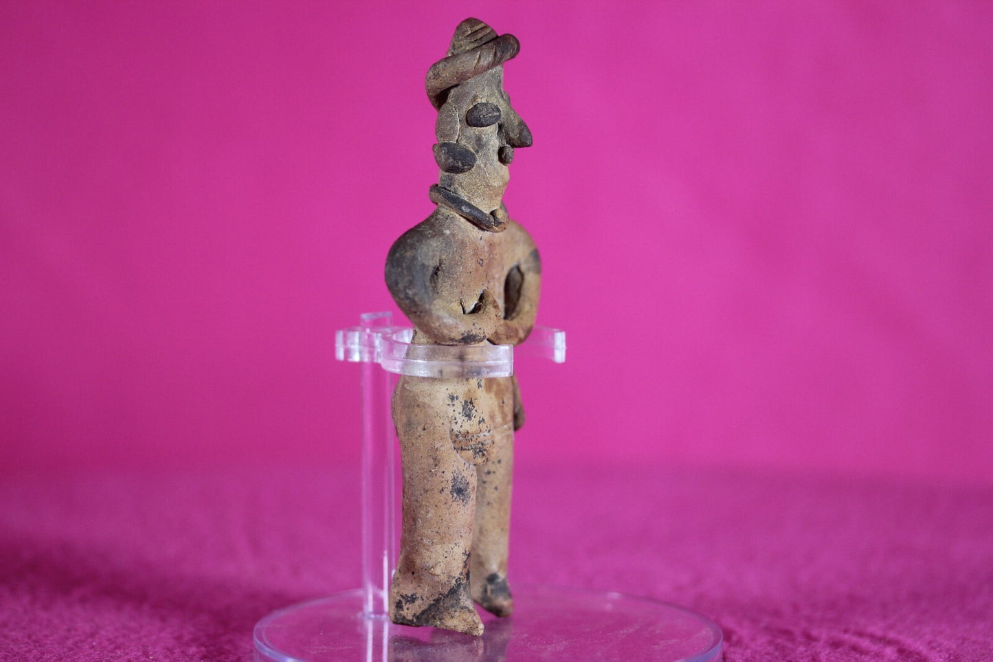 Authentic Pre Columbian Artifact Tomb Figure Colima Mexico 100 BC-250 AD COA 141