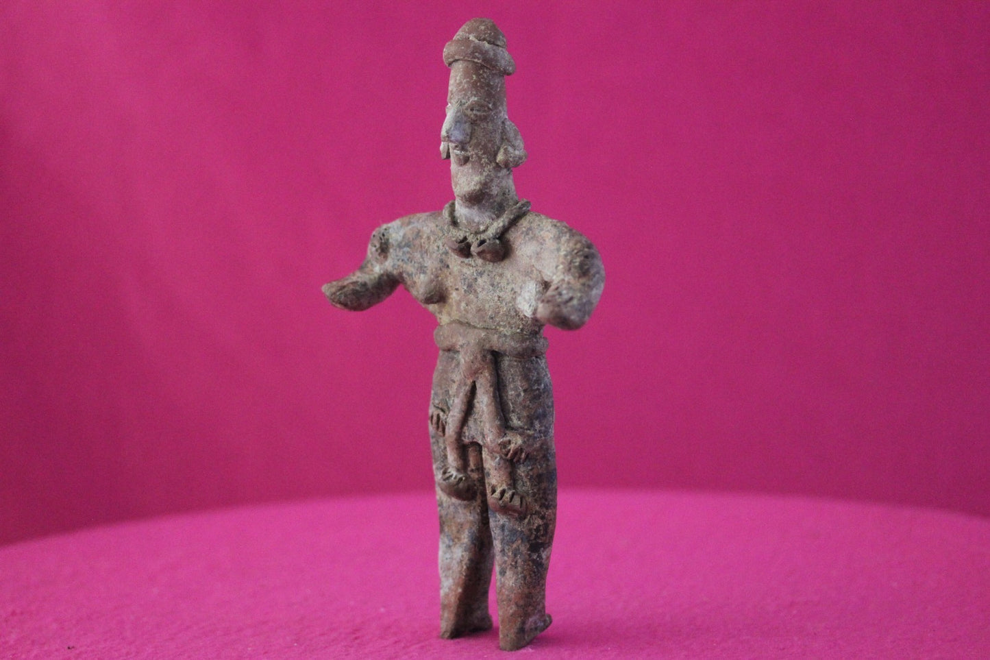 Pre Columbian Artifact Authentic Lady Shaman Tomb Figure Colima Mexico COA 202