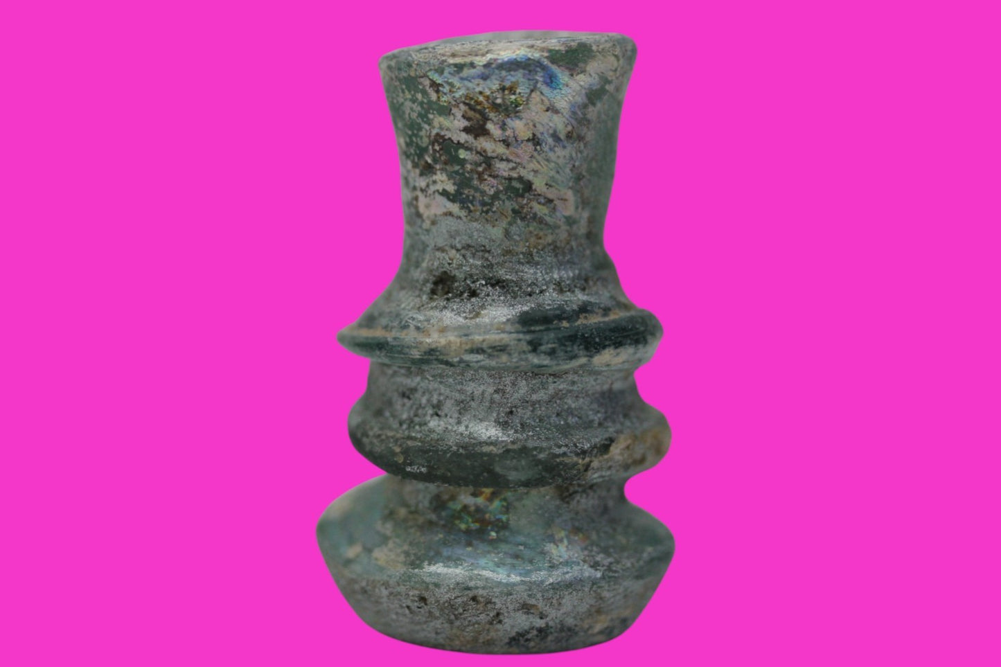 Authentic Persian Artifact Glass Bottle 900-1000 AD Silk Road Hoard COA J29