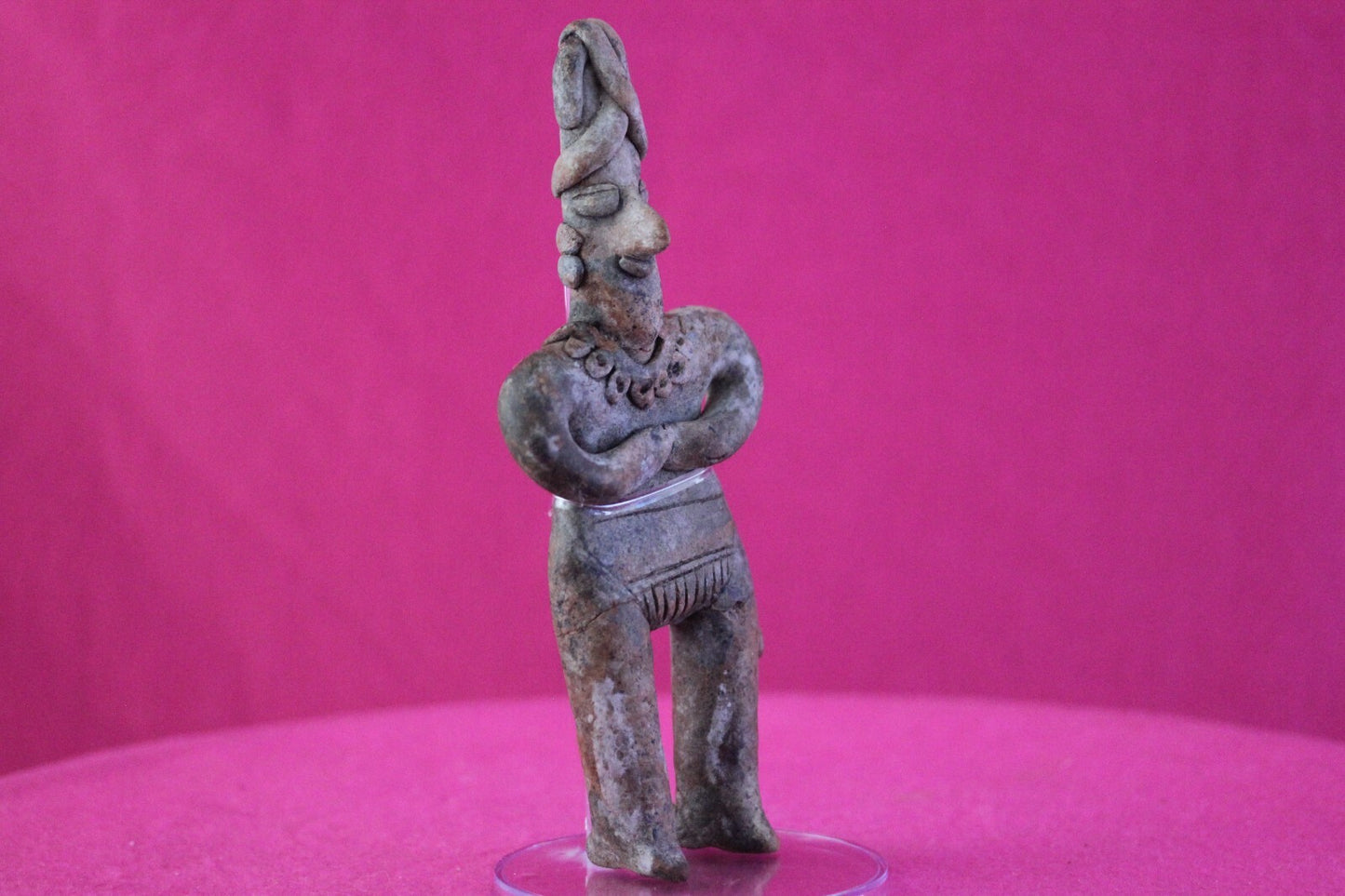 Authentic Pre Columbian Artifact Tomb Figure Colima Mexico 100 BC-250 AD COA 161