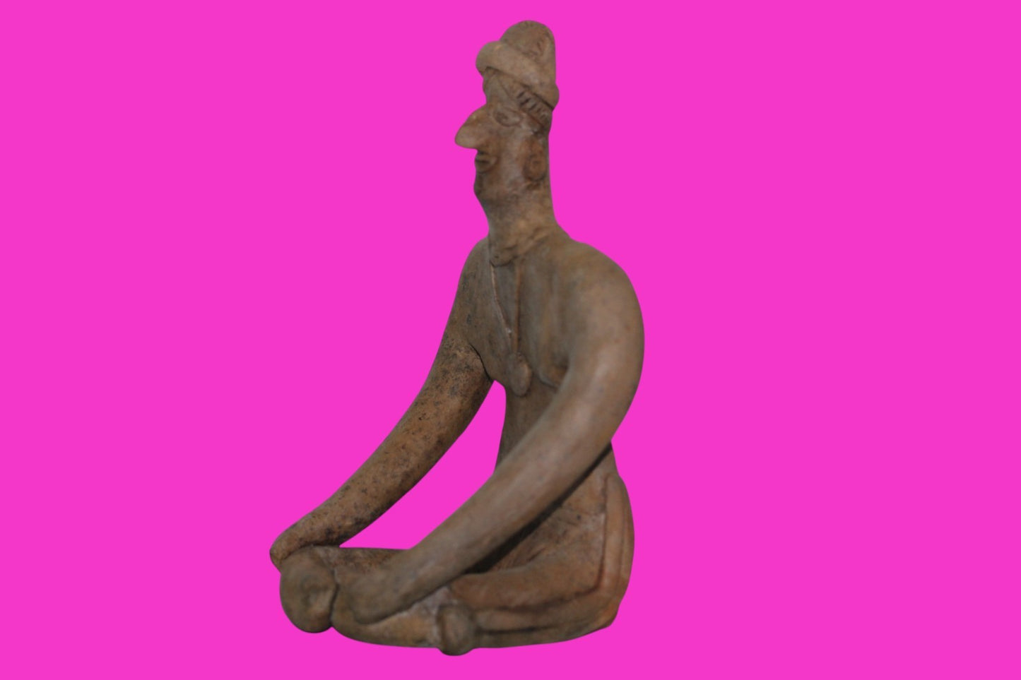 Pre Columbian Museum Quality Artifact Large Tomb Figure Colima Mexico COA 215