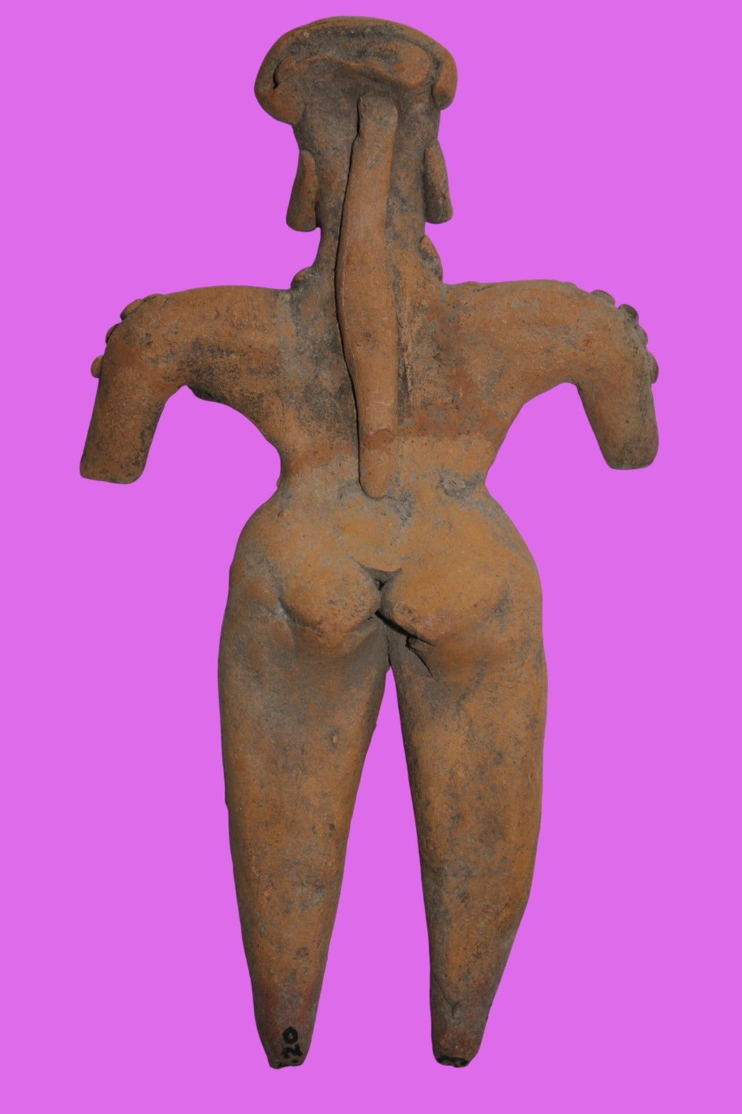 Pre Columbian Artifact 6in Female Shaman Tomb Figure Colima Mexico 100BC COA 256