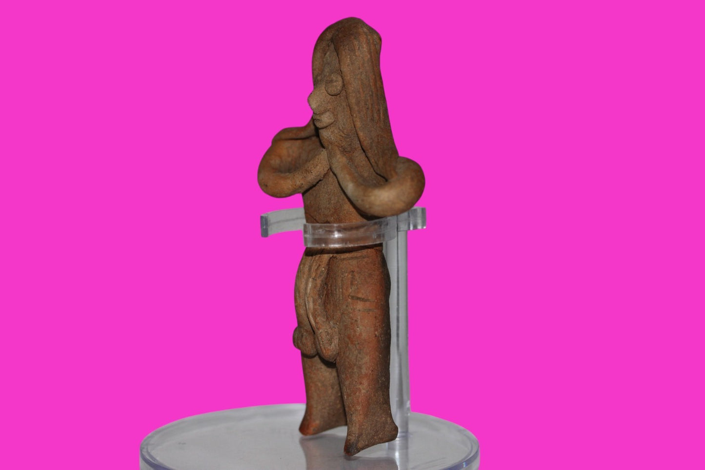 Authentic Pre Columbian Artifact Pretty Lady Tomb Figure Colima Mexico COA 13