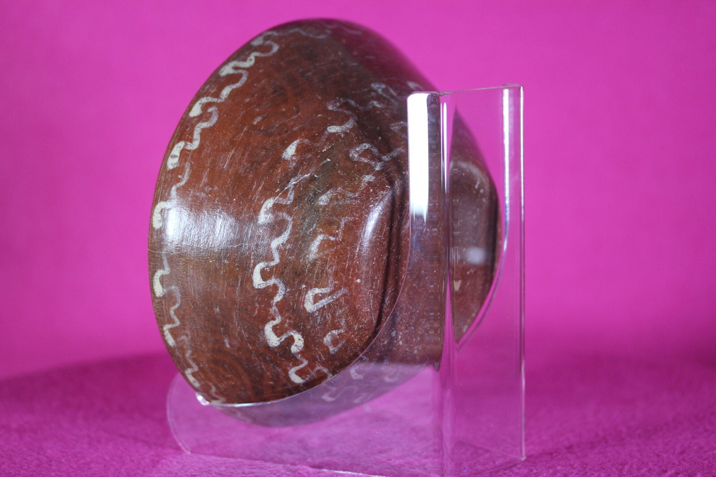 Authentic Pre Columbian Artifact Decorated Bowl Michoacan Arte Primitivo COA T49