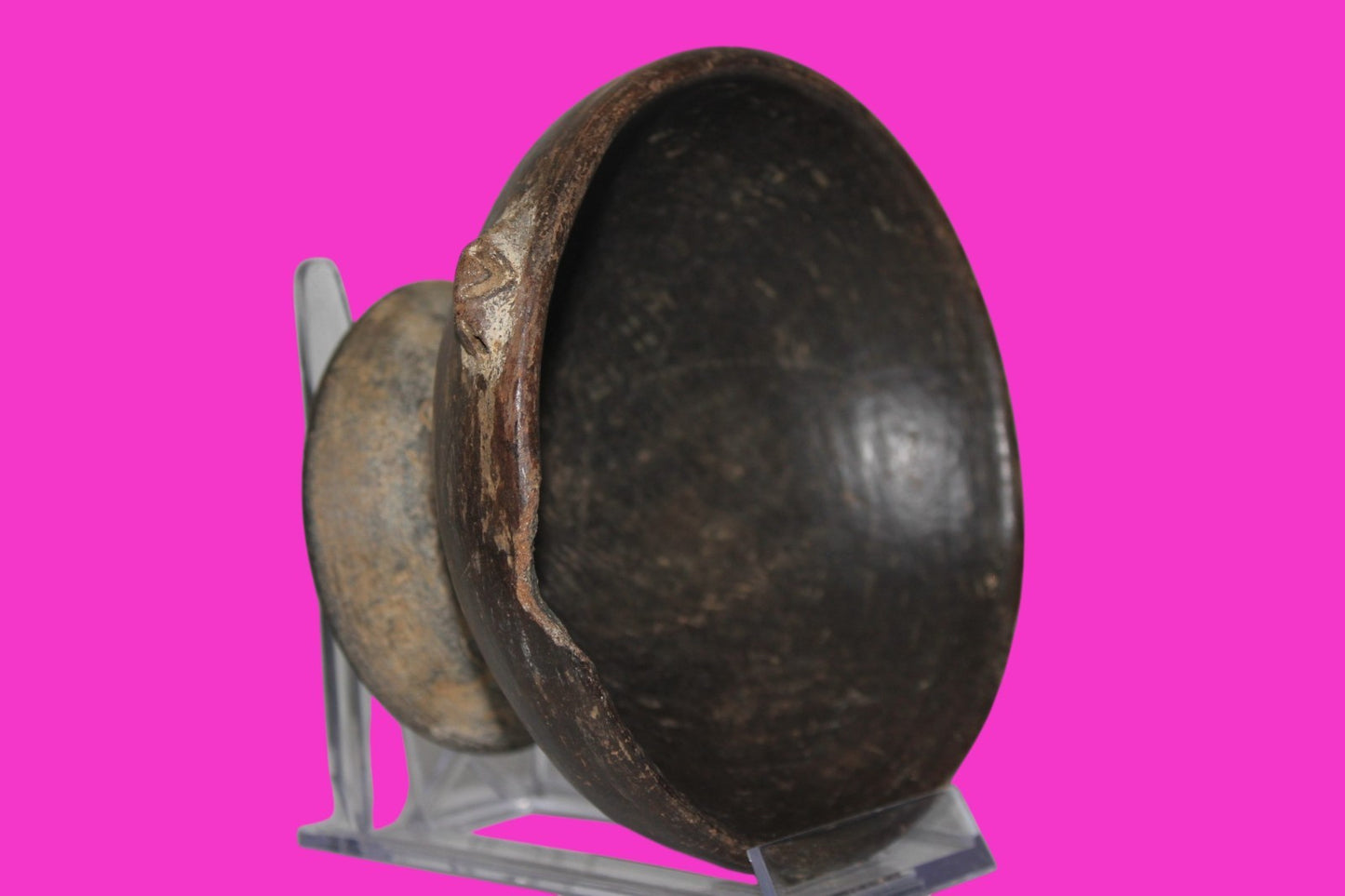 Authentic Pre Columbian Artifact Pedestal Bowl Calima Colombia 750 AD COA J63