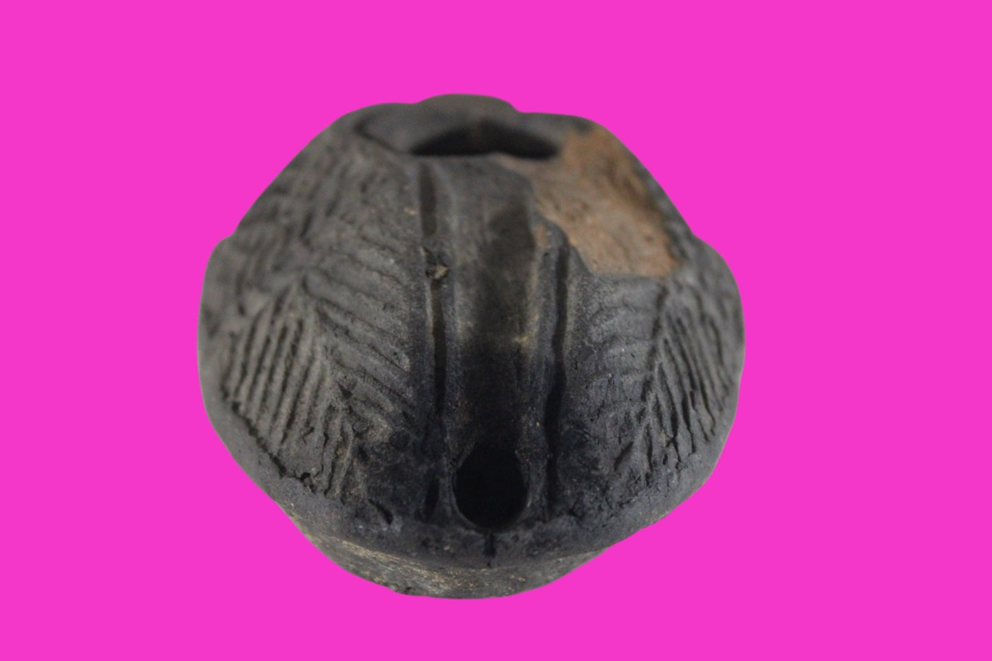 Oil Lamp Holy Land Ancient Artifact Jesus Christ Home Israel 300-600 AD COA 75