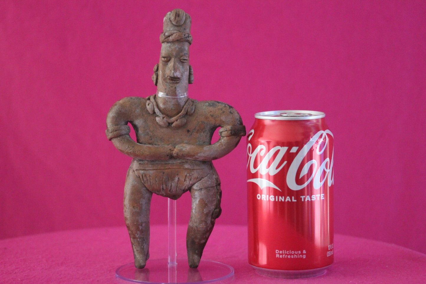 Authentic Pre Columbian Artifact Tomb Figure Colima Mexico 100 BC-250 AD COA 158