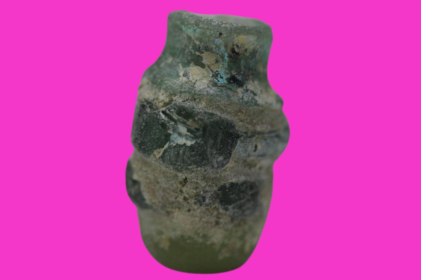 Authentic Persian Artifact Glass Bottle 900-1000 AD Silk Road Hoard COA J27