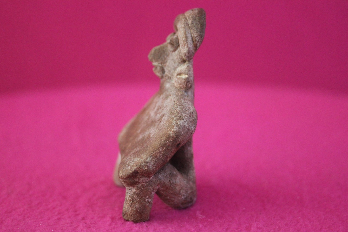 Authentic Pre Columbian Artifact Rare Skirted Tomb Figure Colima Mexico COA 185