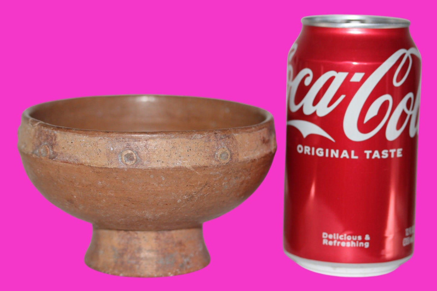 Pre Columbian Artifact Authentic Pedestal Bowl Watershed Costa Rica COA J88