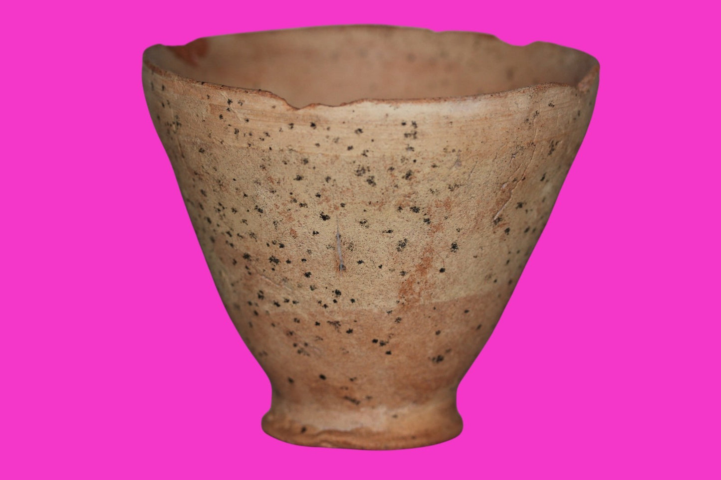 Holy Land Artifact Ancient 4000 Year Old Cup Time of Abraham 2000 BC COA J143
