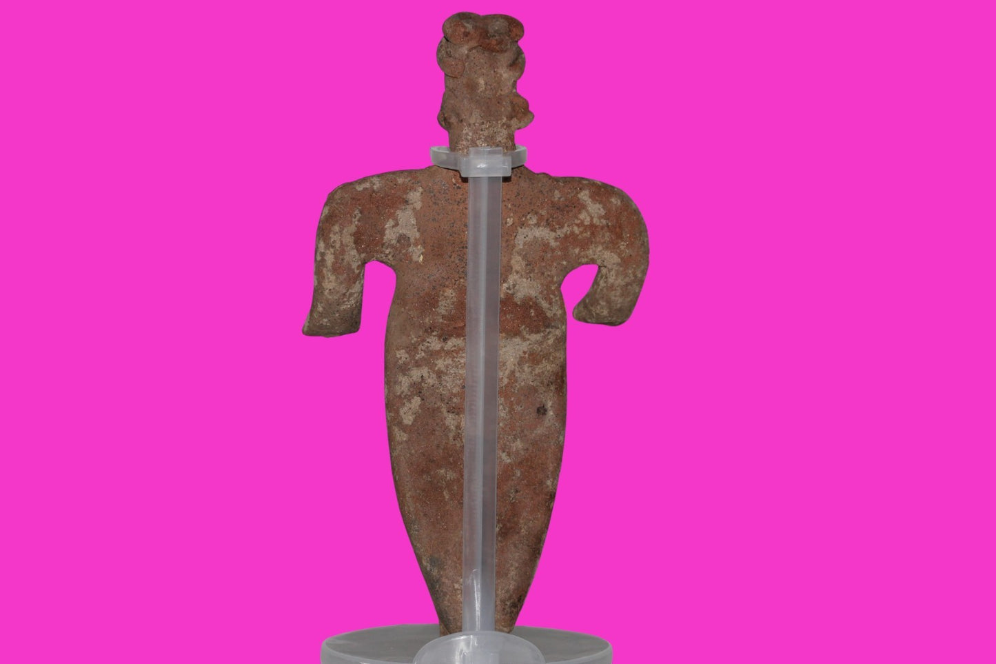 Pre Columbian Artifact 8 inch Female Tomb Figure Colima Mexico 100 BC COA 261