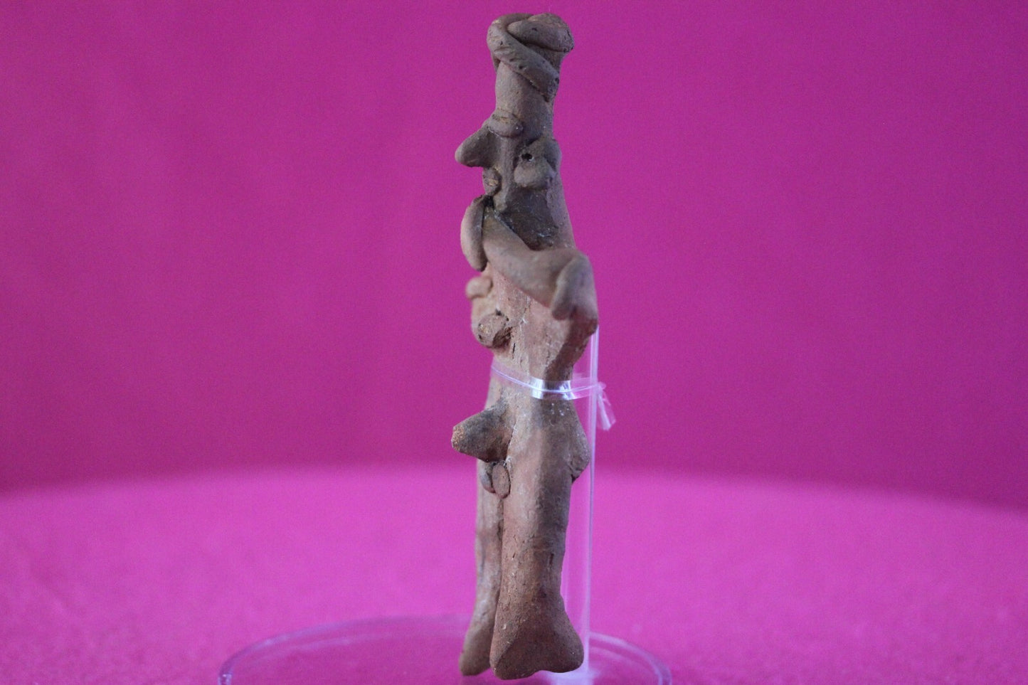 Authentic Pre Columbian Artifact Tomb Figure Colima Mexico 100 BC-250 AD COA 164
