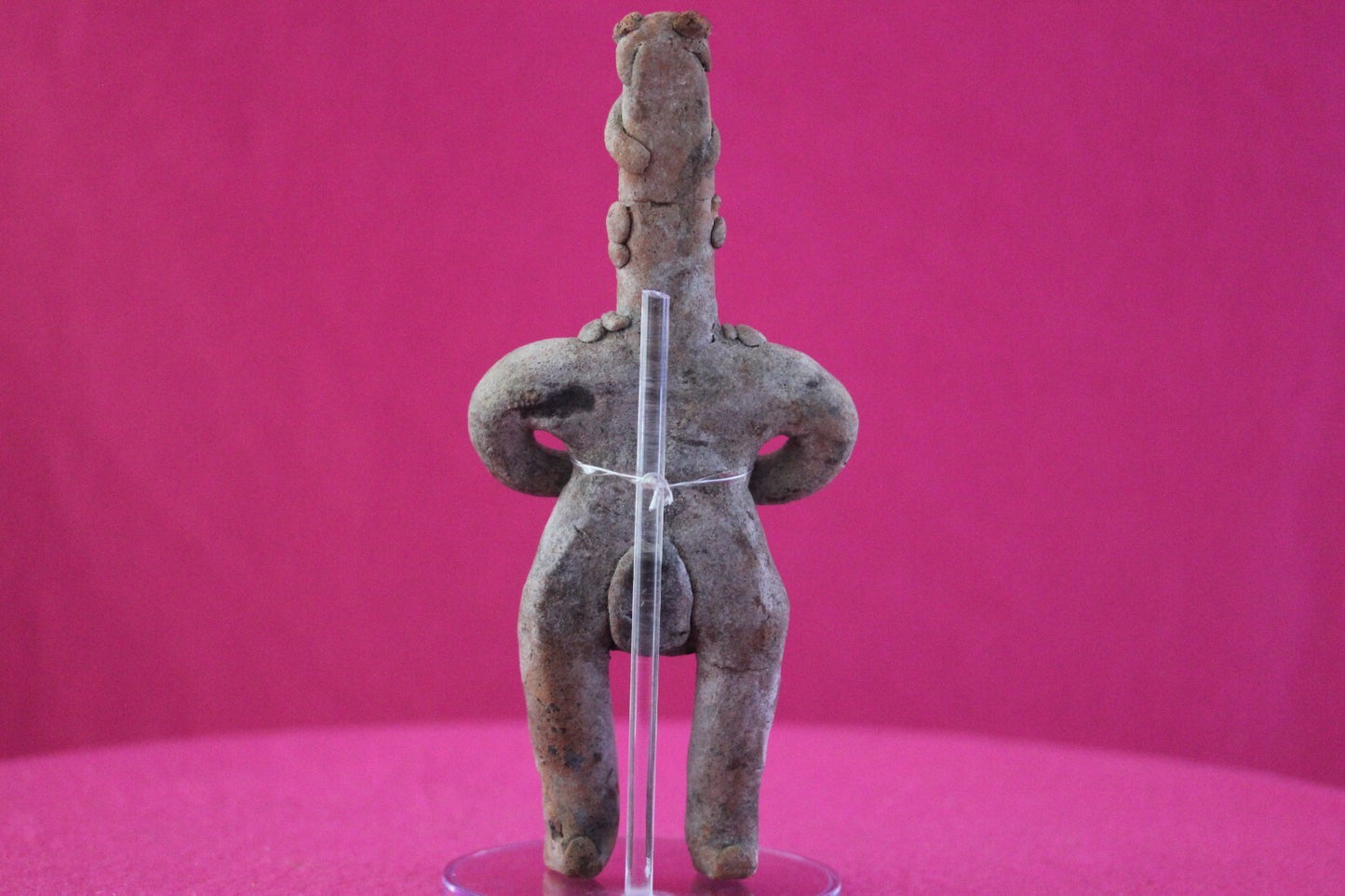 Authentic Pre Columbian Artifact Tomb Figure Colima Mexico 100 BC-250 AD COA 169