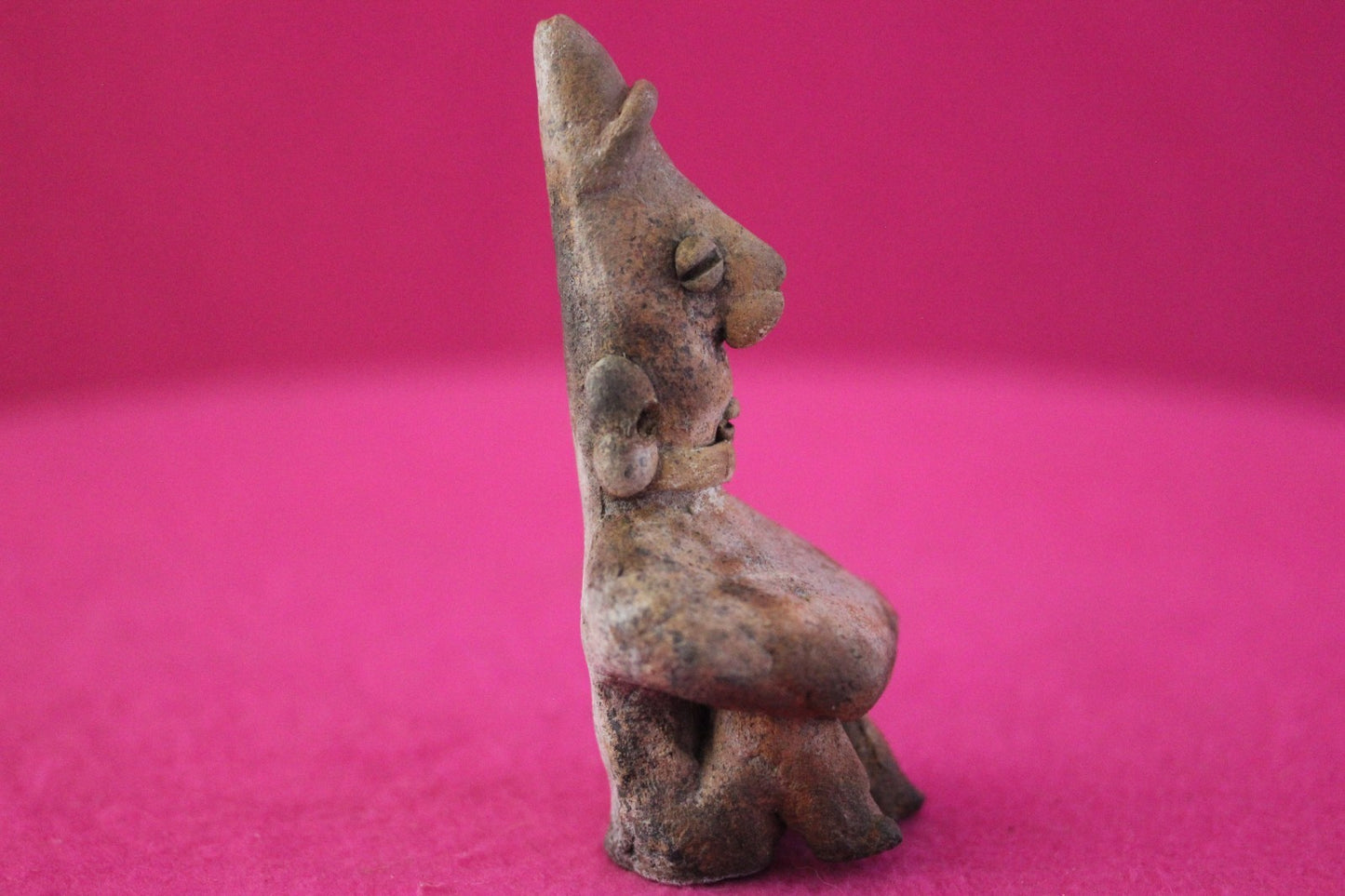 Pre Columbian Authentic Artifact Rare Skirted Tomb Figure Colima Mexico COA 182