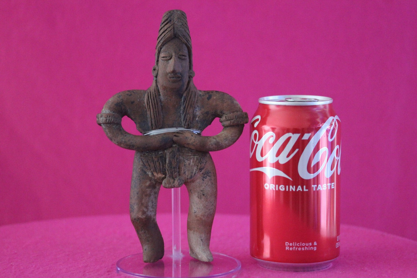 Authentic Pre Columbian Artifact Tomb Figure Colima Mexico 100 BC-250 AD COA 159