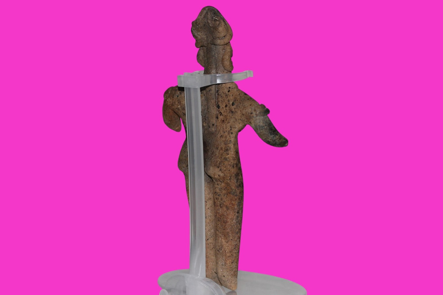 Pre Columbian Artifact 6 Inch Female Tomb Figure Colima Mexico 100 BC COA 242