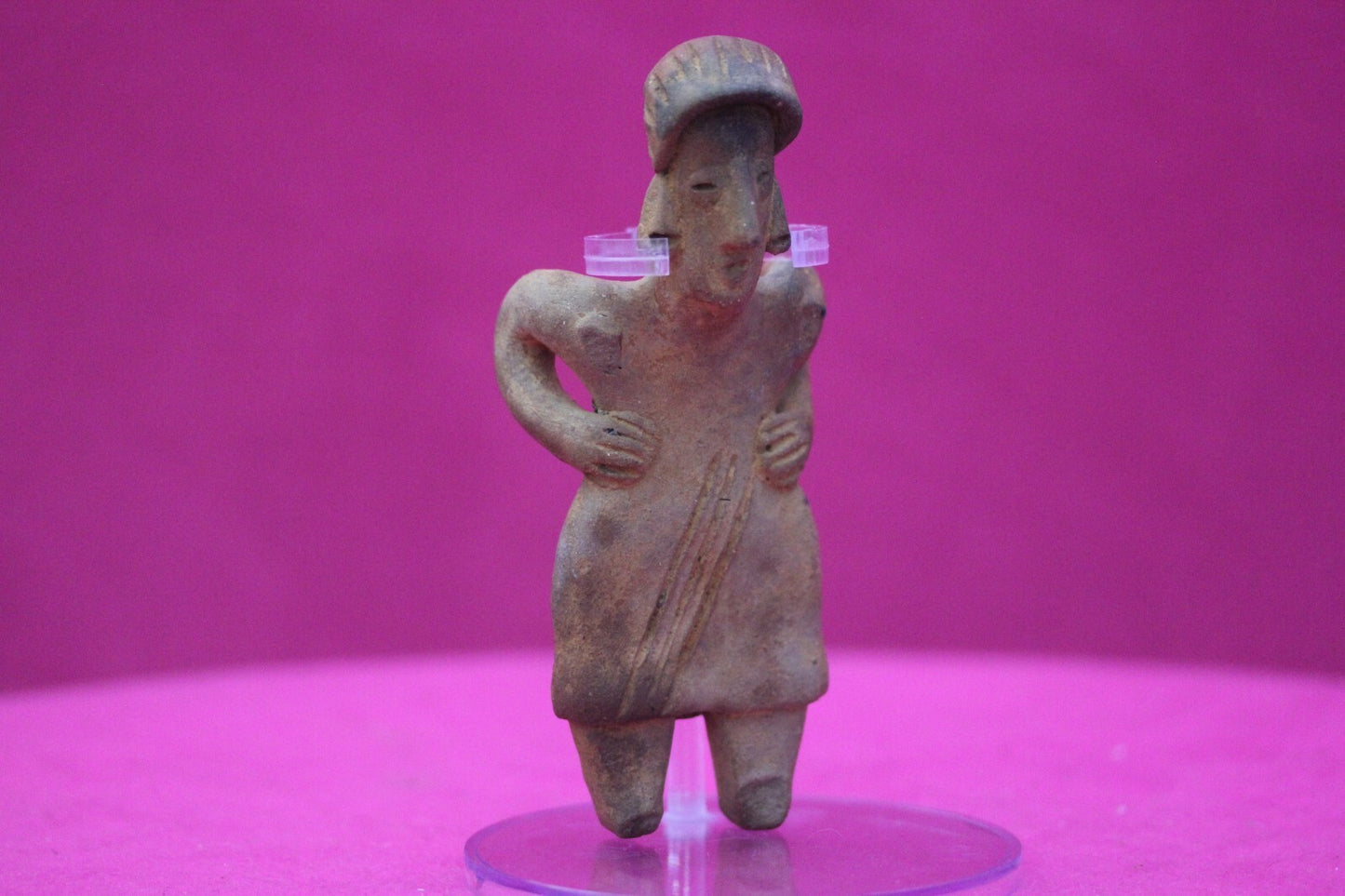 Authentic Pre Columbian Artifact Rare Grandma Tomb Figure Colima Mexico COA 150