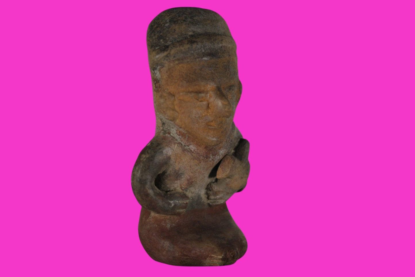 Pre Columbian Authentic Artifact Bahia Whistle Figure Ecuador 500BC-500AD COAJ44