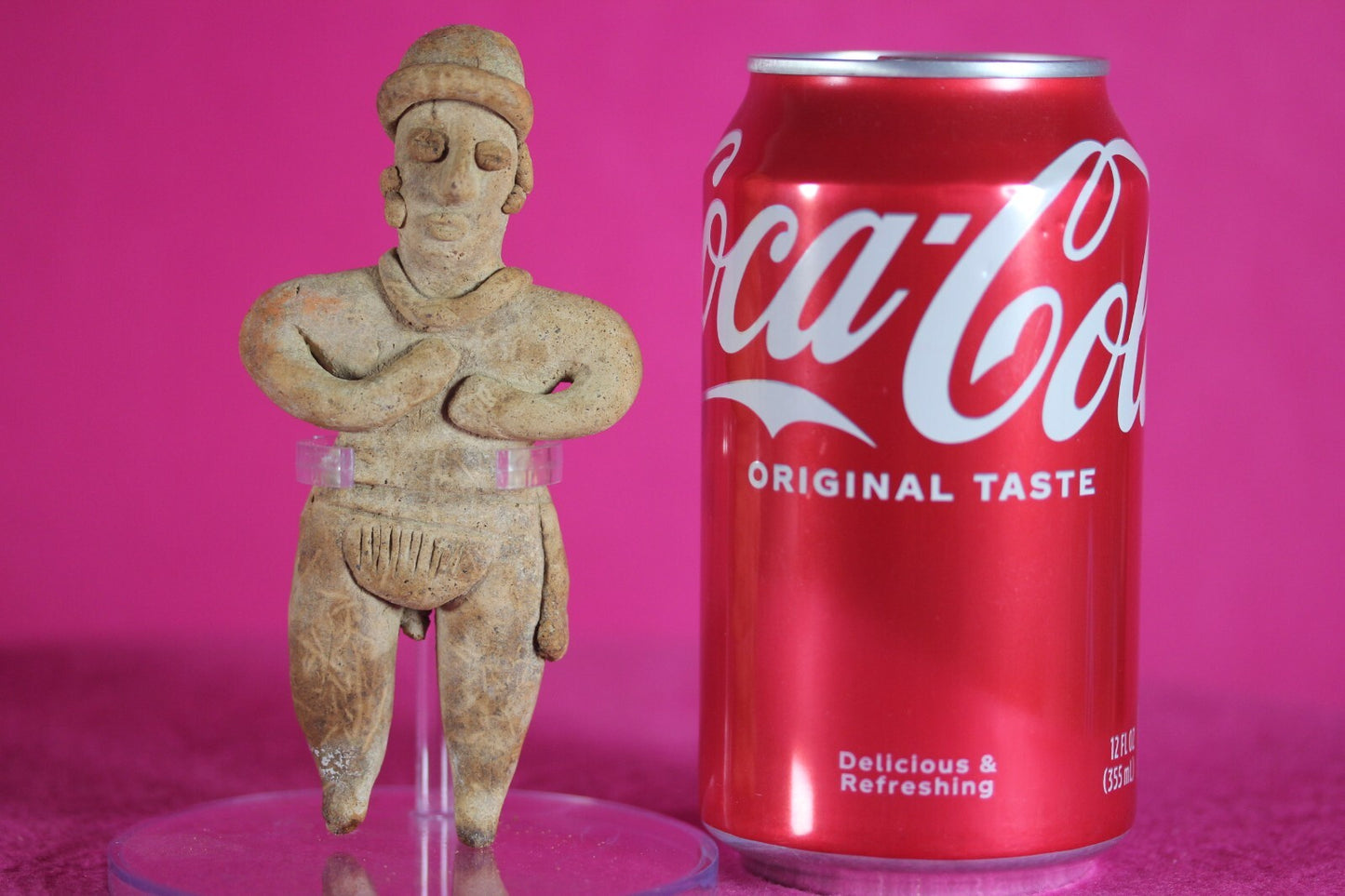 Authentic Pre Columbian Artifact Tomb Figure Colima Mexico 100 BC-250 AD COA 140