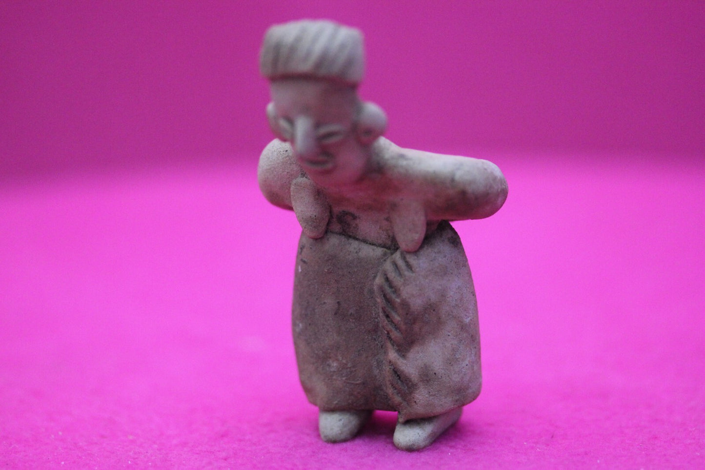 Authentic Pre Columbian Artifact Rare Grandma Tomb Figure Colima Mexico COA 156