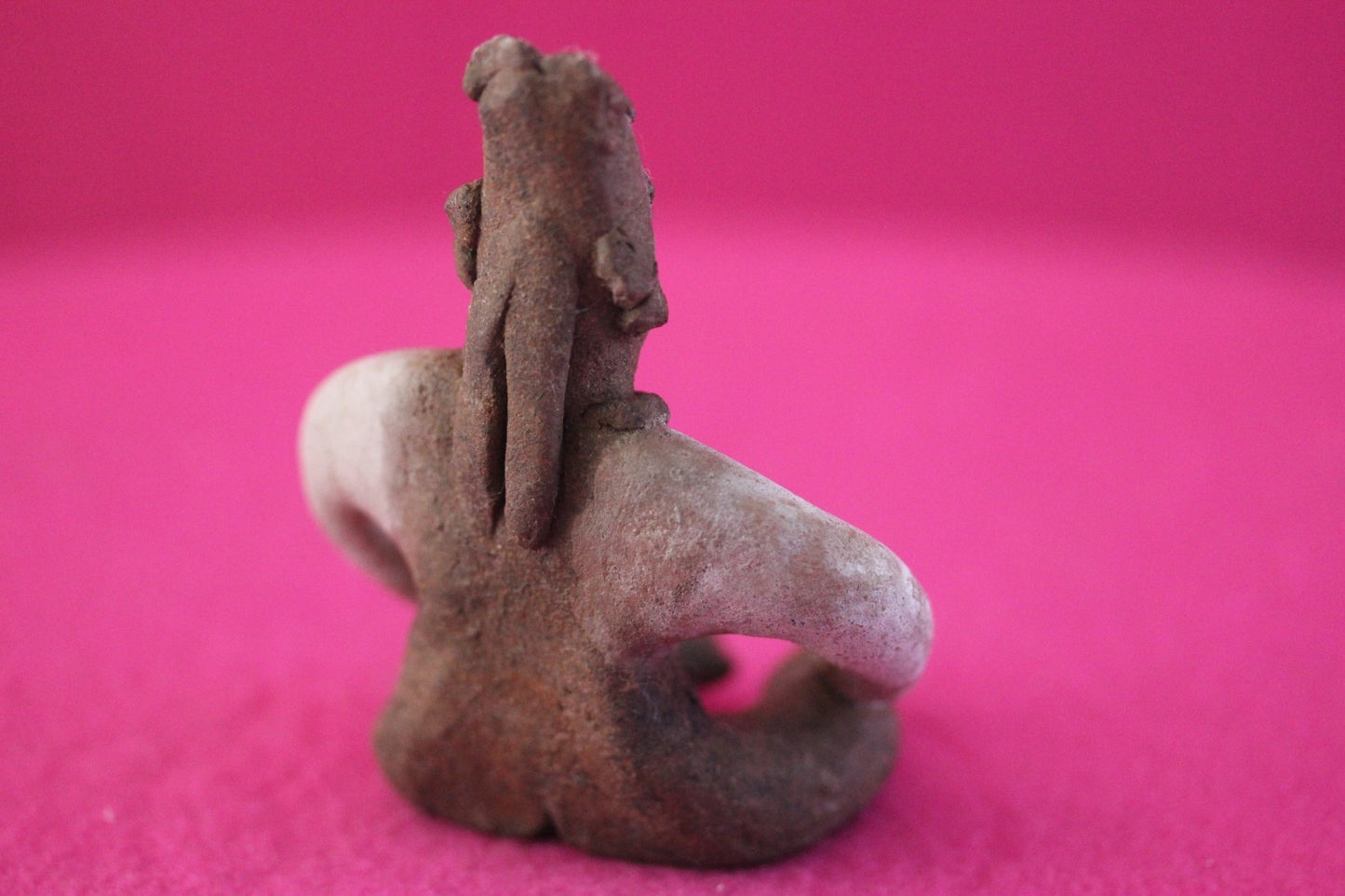 Pre Columbian Artifact Authentic Seated Shaman Tomb Figure Colima Mexico COA 194