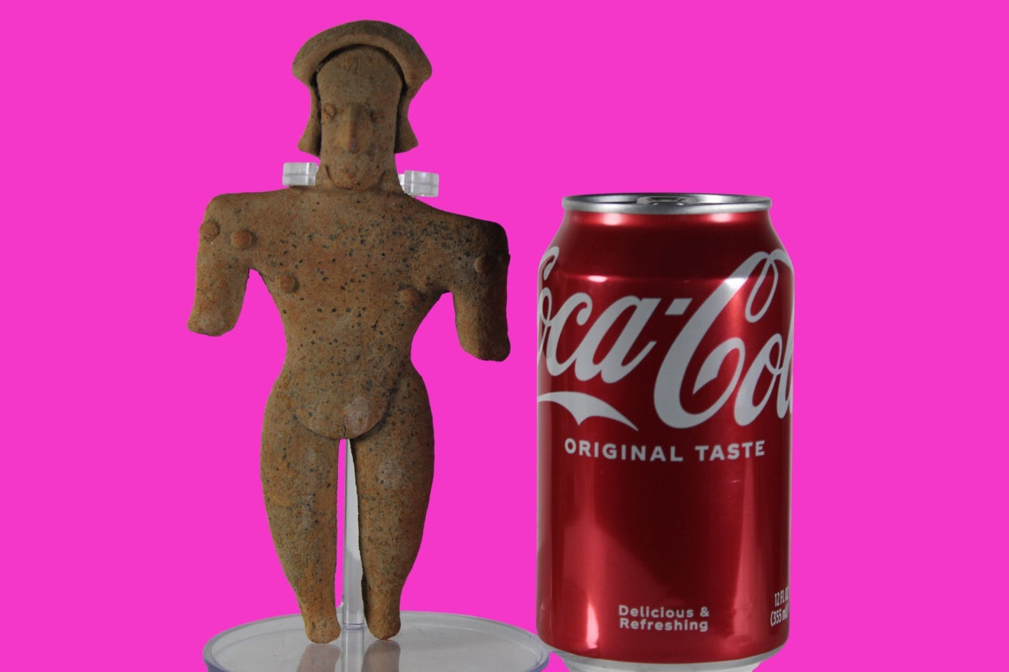 Pre Columbian Artifact 6 in Female Shaft Tomb Figure Colima Mexico 100BC COA 279