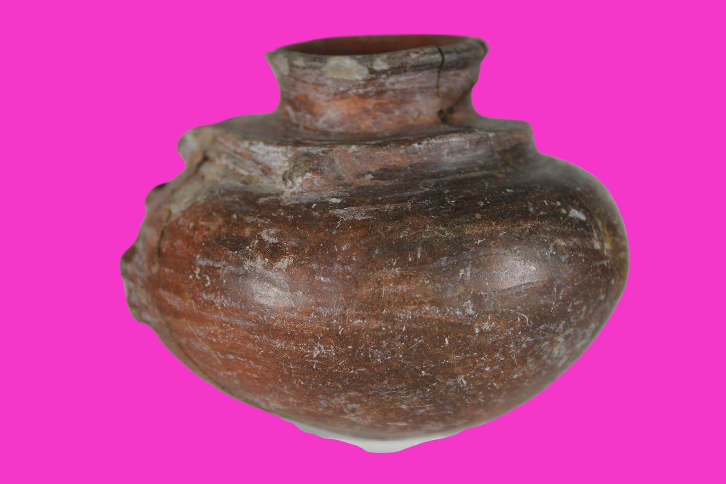 Pre Columbian Authentic Artifact Repaired Mayan Olla Yucatan 250-900 AD COA J69