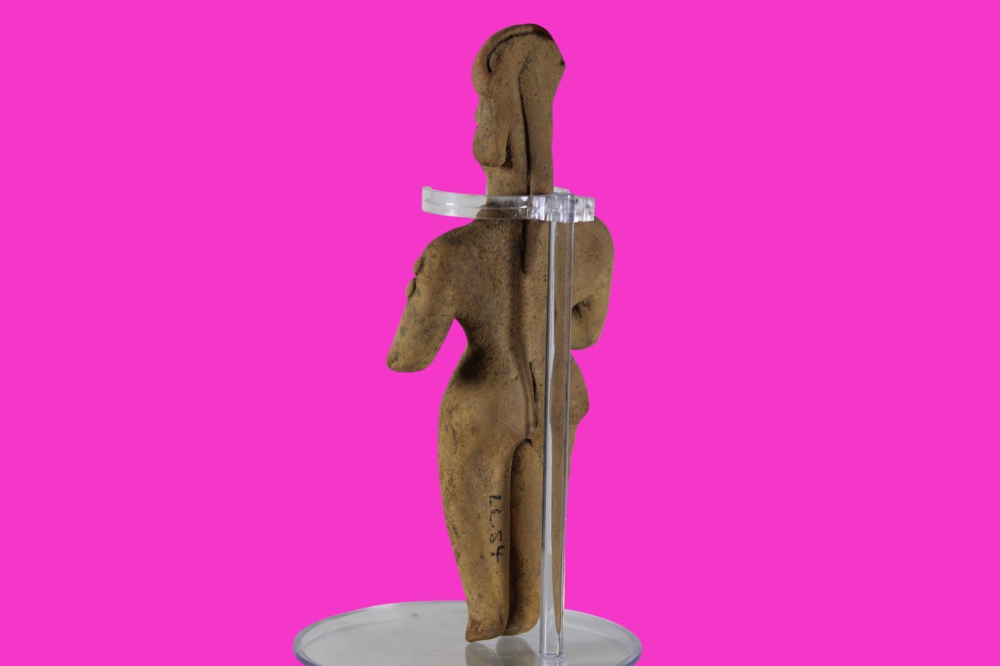 Pre Columbian Artifact 6 Inch Tall Shaft Tomb Figure Colima Mexico 100BC COA 281