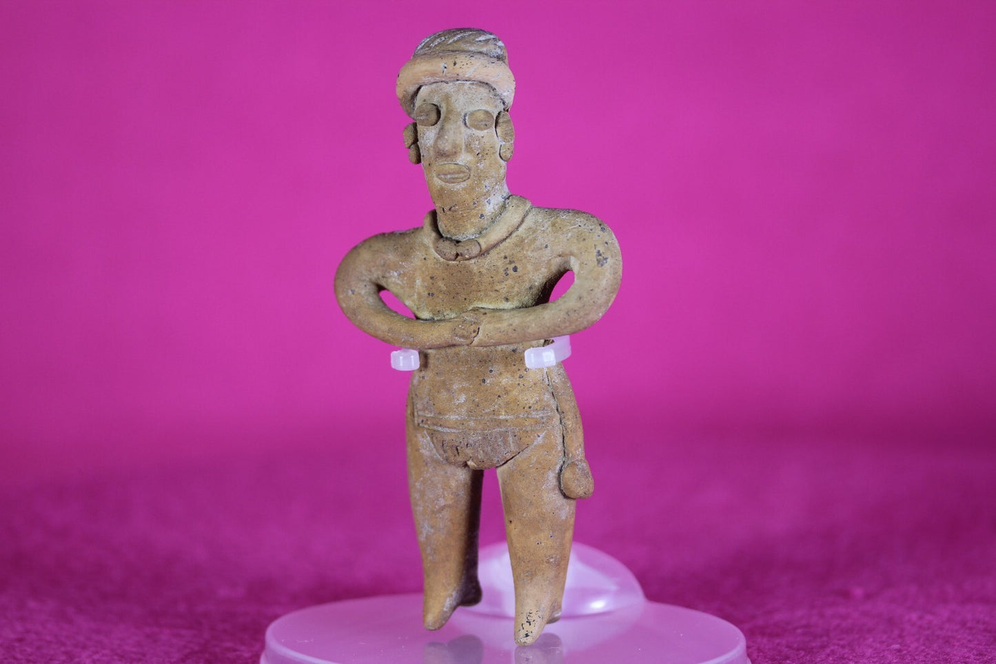 Pre Columbian Artifact Colima Figure Mexico 300BC-300AD Certified COA J77