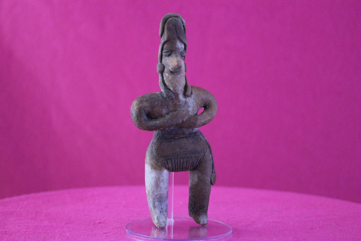 Authentic Pre Columbian Artifact Pretty Lady Tomb Figure Colima Mexico COA 195