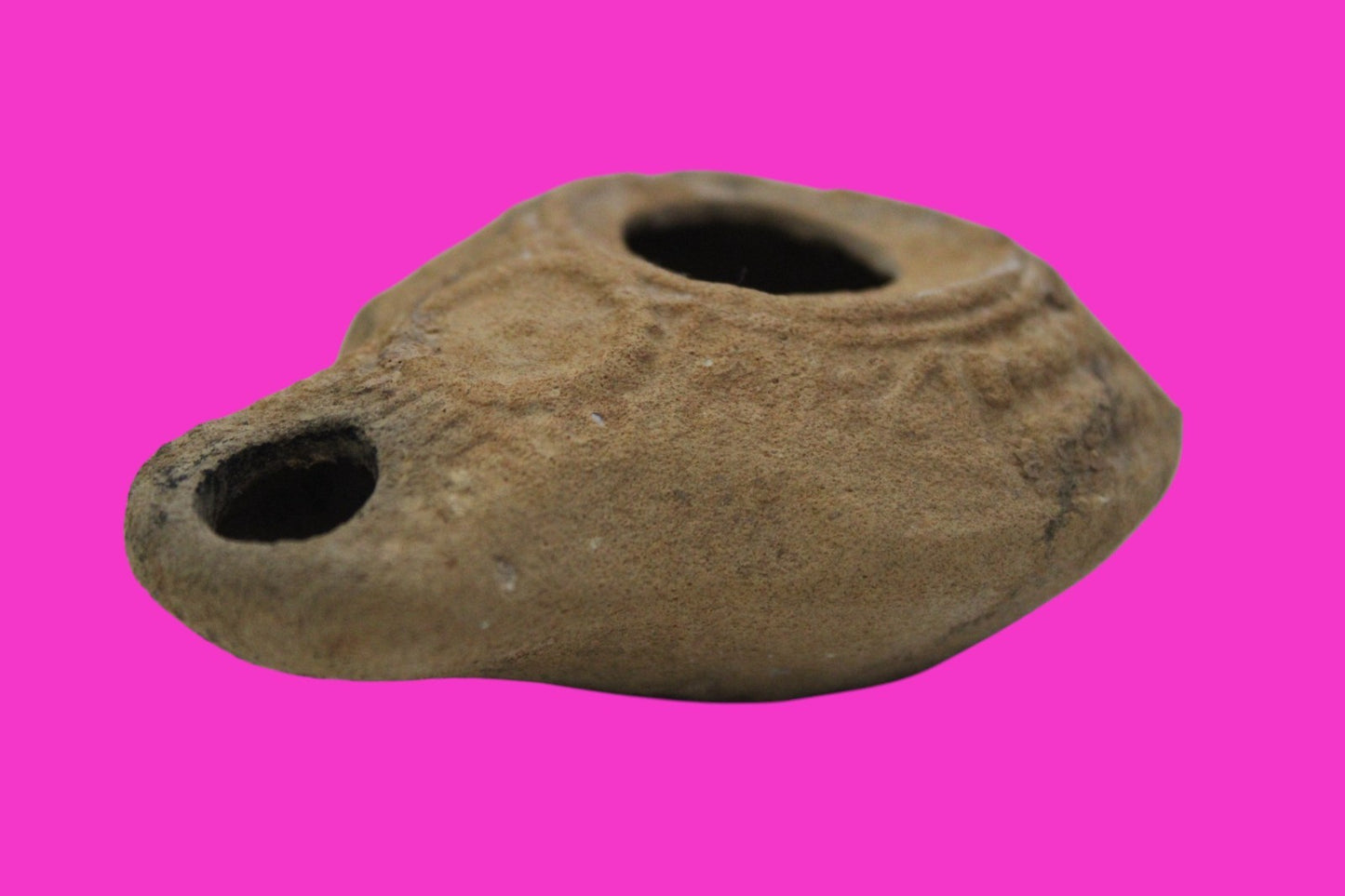 Ancient Holy Land Oil Lamp Artifact From Jesus Christ Home Land 100-500AD COA 52