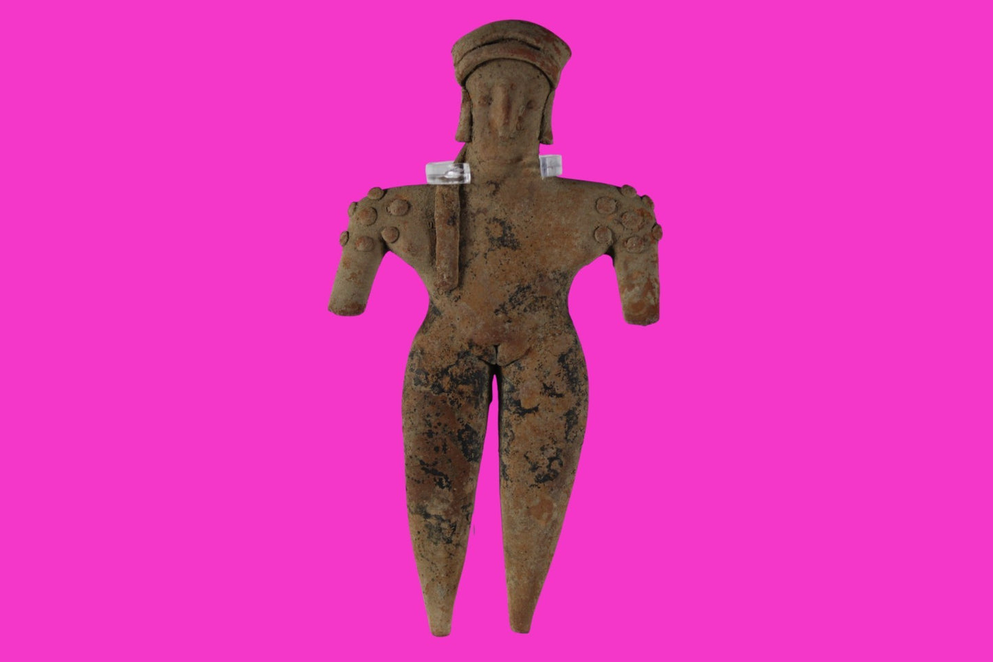 Pre Columbian Artifact 7 Inch Tall Shaft Tomb Figure Colima Mexico 100BC COA 284