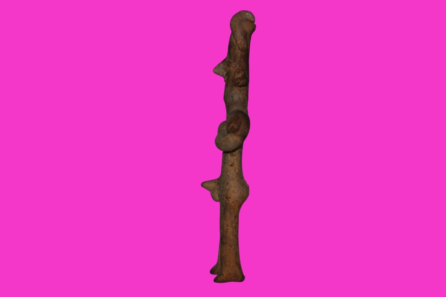 Authentic Pre Columbian Artifact Male Shaman Tomb Figure Colima Mexico COA 18