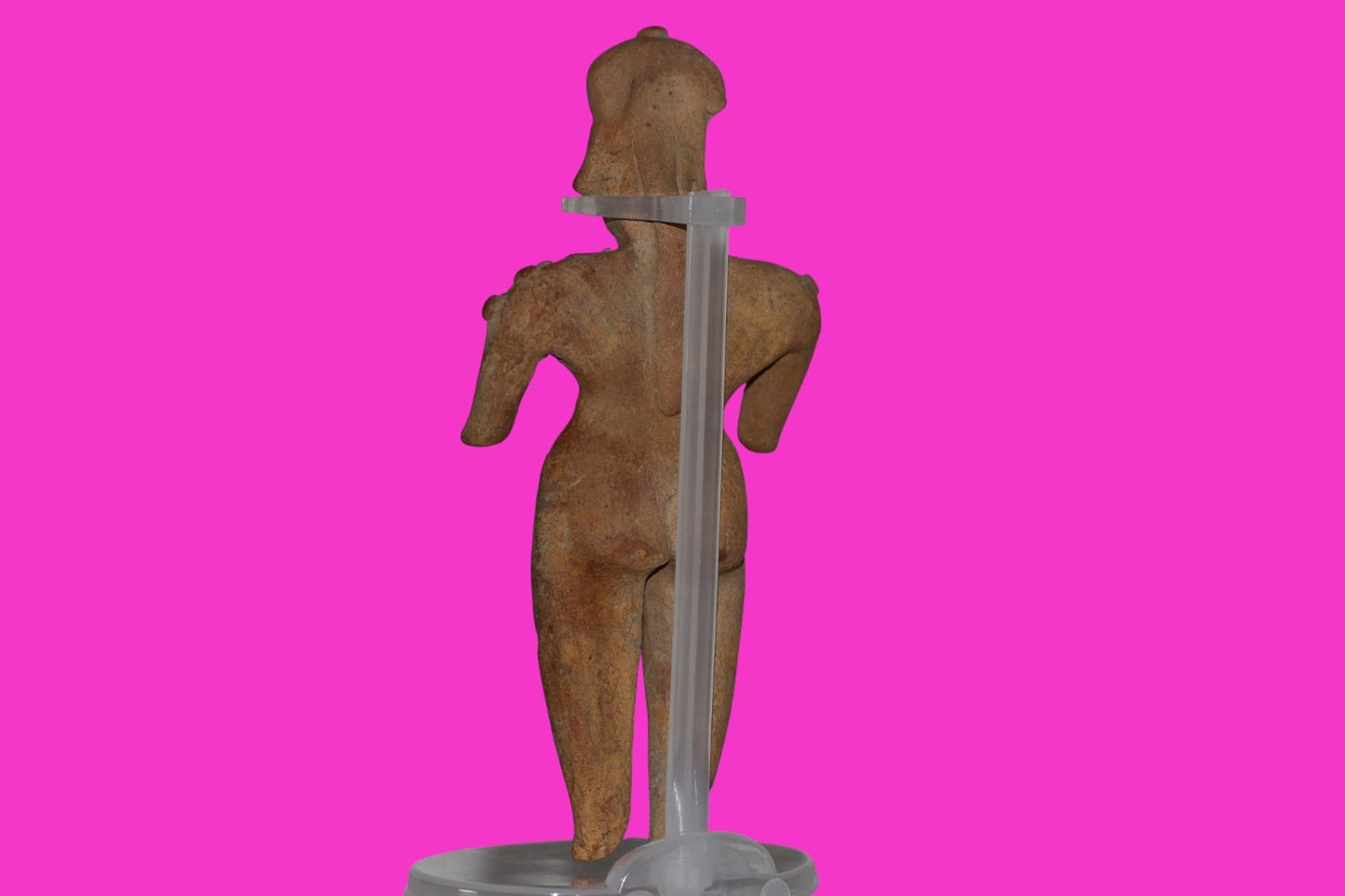 Pre Columbian Artifact 7in Female Shaman Tomb Figure Colima Mexico 100BC COA 251