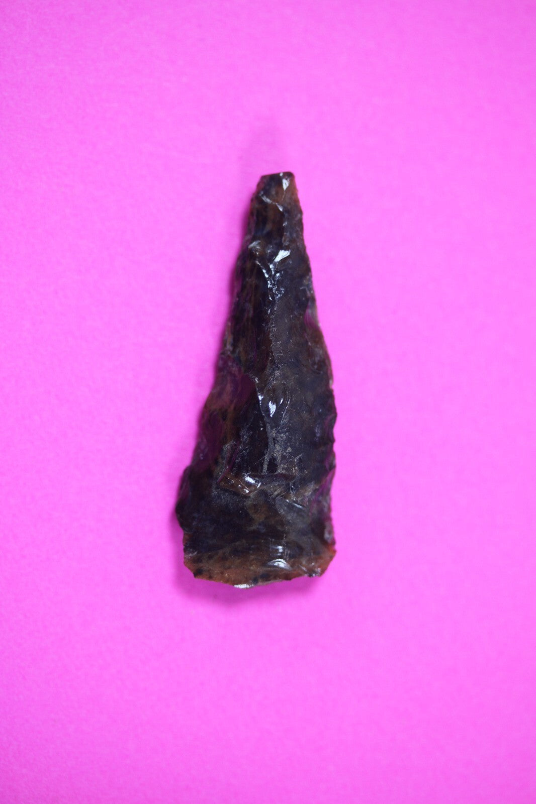 Authentic Pre Columbian Artifact Aztec Arrowhead Battle of Mexico City COA 76