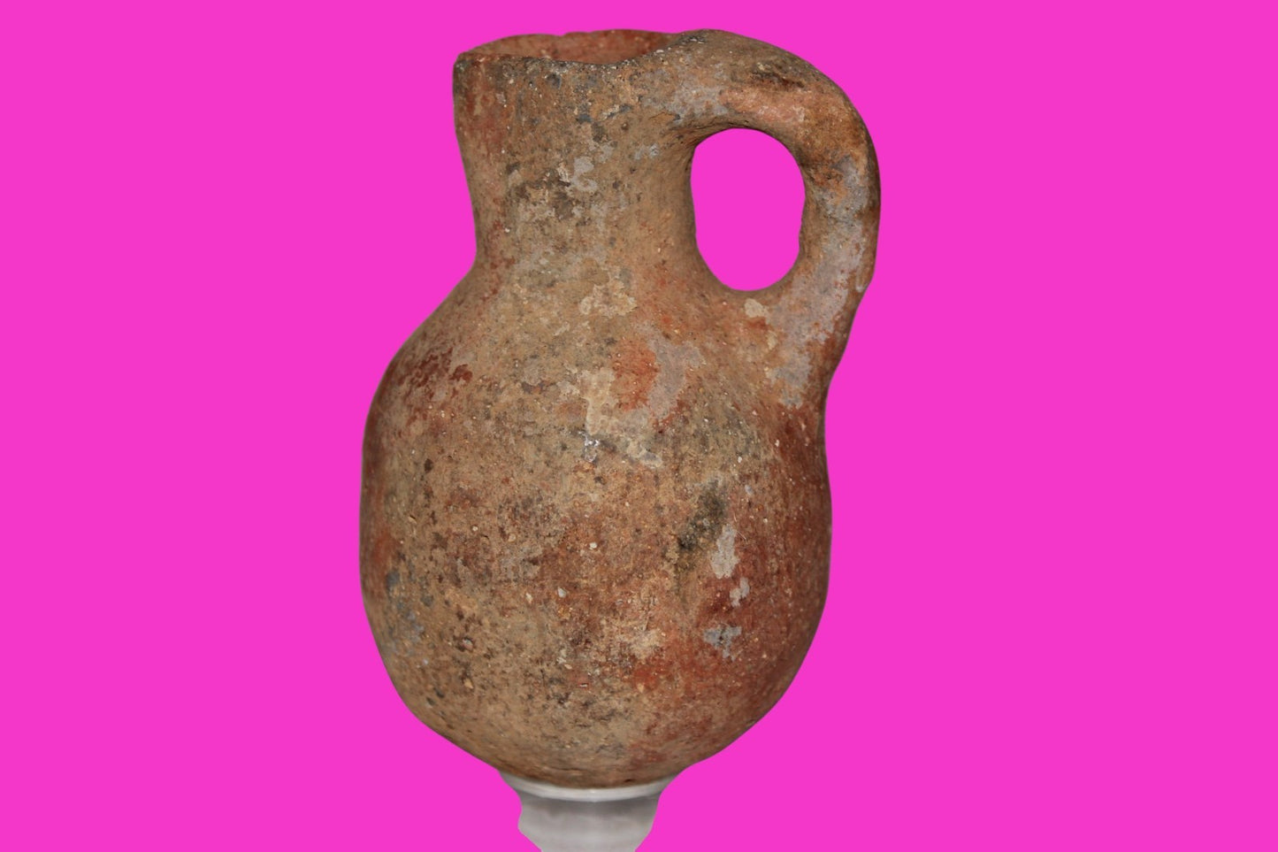 Ancient Holy Land Artifact Jug From Time of Jesus Christ 100 BC - 100 AD COA 18