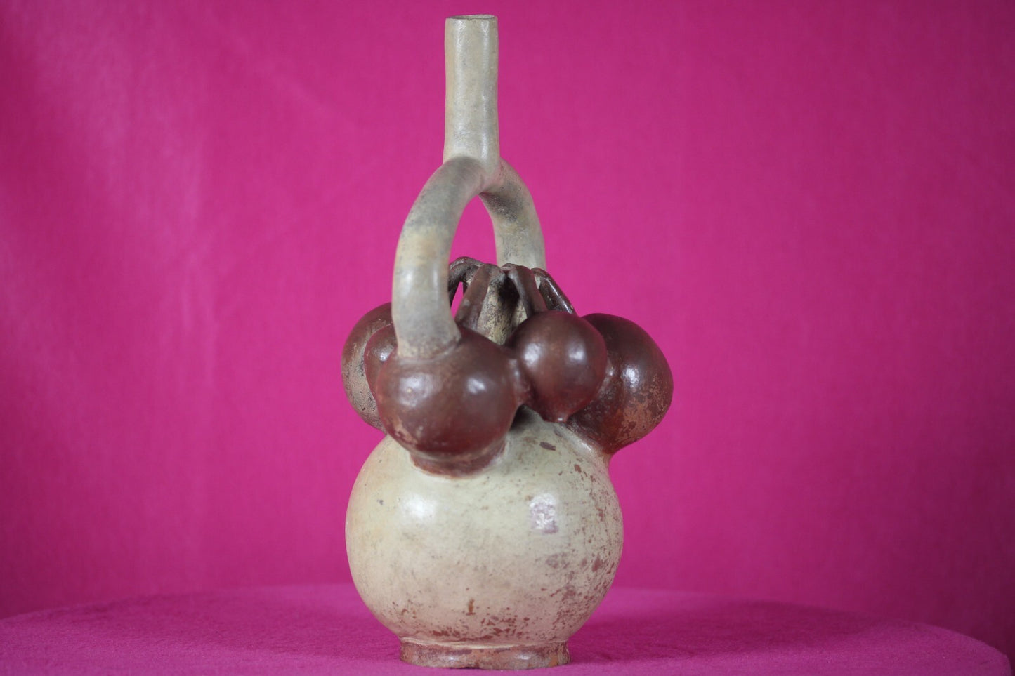 Pre Columbian Authentic Artifact Fruit Vessel Moche Ex Arte Primitivo COA T52