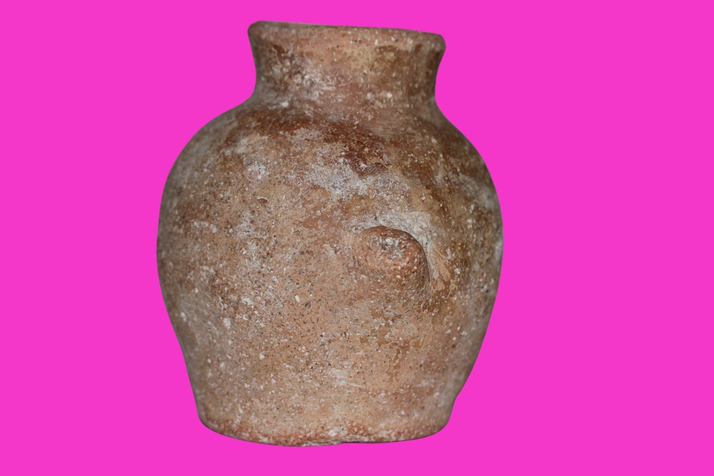 Ancient Holy Land Jar Artifact 5500 Year Old Before Abraham 3500 BC COA J142