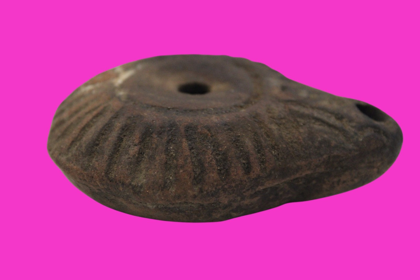Ancient Holy Land Oil Lamp Artifact From Jesus Christ Home Land 100-500AD COA 60