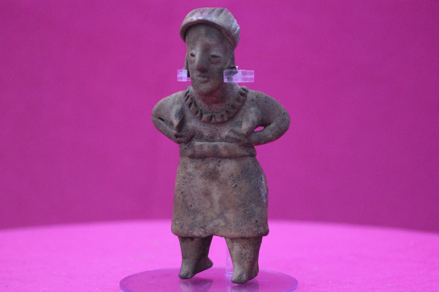 Authentic Pre Columbian Artifact Old Grandma Colima Mexico 100 BC-250 AD COA 151