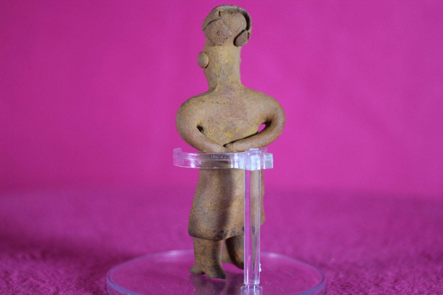 Authentic Pre Columbian Artifact Rare Grandma Tomb Figure Colima Mexico COA 143