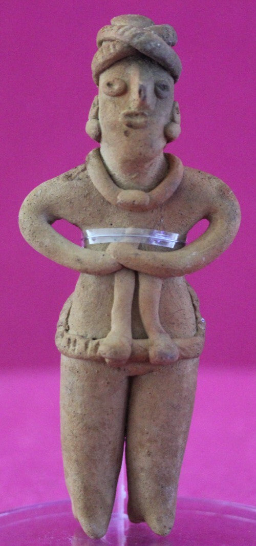 Pre Columbian Authentic Artifact Tomb Figure Colima Mexico 100 BC-250 AD COA 162